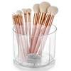 SSYYGET 360° Rotating Makeup Brush Holder Organizer, Clear Spinning Pen