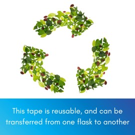 Camlab 1151360 Labelling Tape, 1/2" Wide, 2160"(55 m) Long, Pink