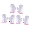 LALAFINA Fiber Material Non-Slip Kitchen Cleaning Gloves Lanyard White Cotton