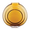 Melrose - Round Decorative Glass Vase - 6.25" - Yellow