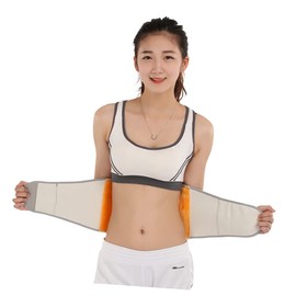LALAFINA Men Women Thermal Plush Waist Warmer Abdominal Protector Back Brace Cozy Support Belt for Winter Activities s for Back Pain Kidney Support
