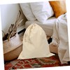 Ciieeo Unique Designtravel Drawstring Bags Canvas Laundry Bag Closure Pockets