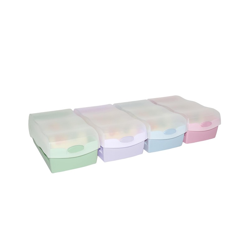 HAN Croco flashcard box, easy to learn vocabulary with 5-compartment