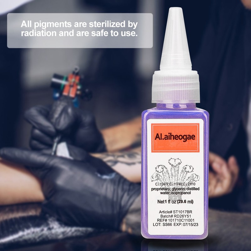 29.6ml Import Pure Tattoo Inks Microblading Long Lasting Tattoo Pigment