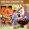 Baquler 30 Pcs Ceramic Briquettes for Gas Grill, BBQ Grill