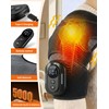 Shoulder Heating Pad with Massager & Magnetic Remote, Cordless Heating