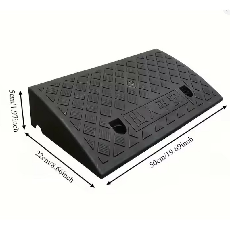 Portable Threshold Ramp for Wheelchairs, Scooters, Cars & Pets -