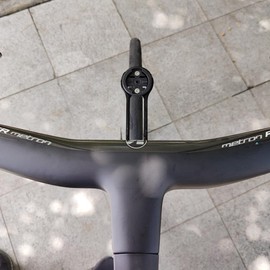 Cestbon Out Front Bike Combo Mount for Garmin Edge Wahoo Elemnt Bryton Rider Stages Dash Hammerhead Campatible with Vision Metron 5D ACR Integrated Handlebar