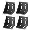 uxcell 4Pcs Inside Corner Bracket Gusset, 78x78x79mm 8080 Angle Connectors