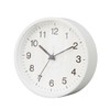 Nitori 8171487 Quiet Second Hand Table Clock SW 006TG White