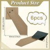 FINGERINSPIRE 6Pcs Easel Back Picture Frame 195x99x7.5mm MDF Photo Frame