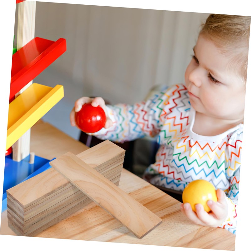 TOPERFUN Pack of 12 Unfinished Wooden Boards, 20 x 4