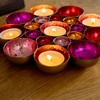 Zeya Tea light holder red pink orange pink | living