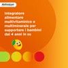 Multicentrum Junior Integratore alimentare Multivitaminico Completo, apporto completo formulato per