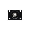 LC LICTOP 1/4 Inch Guitar Output Jack Plate, Black Metal