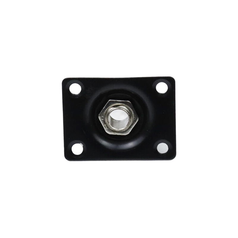 LC LICTOP 1/4 Inch Guitar Output Jack Plate, Black Metal