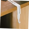 Zerodeko 4pcs Adjustable Metal Over Door Hooks Versatile Cabinet Hanger