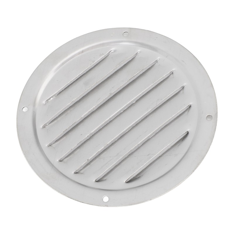 2PCS Round Louvered Air Vent Stainless Steel Marine Grade Rainproof