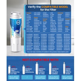 ICEPURE UKF8001Refrigerator Water Filter Replacement for Maytag UKF8001, UKF8001AXX, UKF8001P, Whirlpool 4396395, 469006, EDR4RXD1, EveryDrop Filter 4, Puriclean II, RWF0900A 6PACK