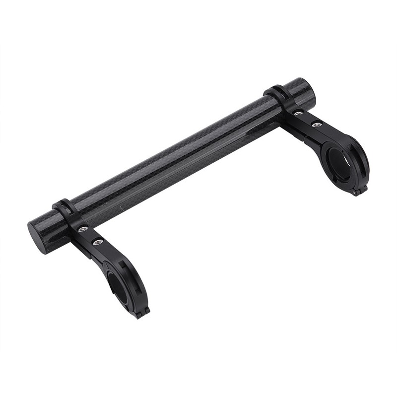 20cm Durable Double Handlebar Extension Mount Carbon Fiber Extender Holder