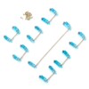Mechanical Keyboard Stabilizer 2 Specifications with Golden Wire Keycap Accessory