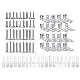 Qezodsx Brackets Mounting Brackets Whiteboard Installation Hardware Kit Wall Hanging Kit for Hanging Whiteboards at School