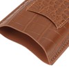 Cigar Holder Case Artificial Leather Portable Durable Elegant 3 Finger