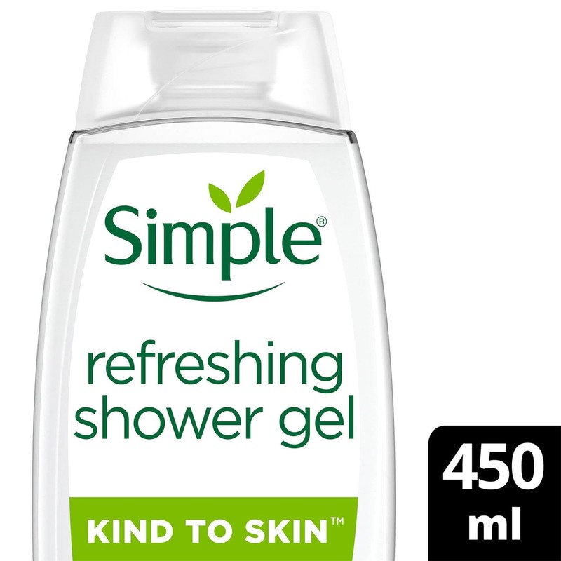Simple Simple Kind to Skin Refreshing Shower Gel, Pack of