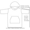 normani Children's Long Sleeve Bath Poncho Terry Cloth Hooded Towel