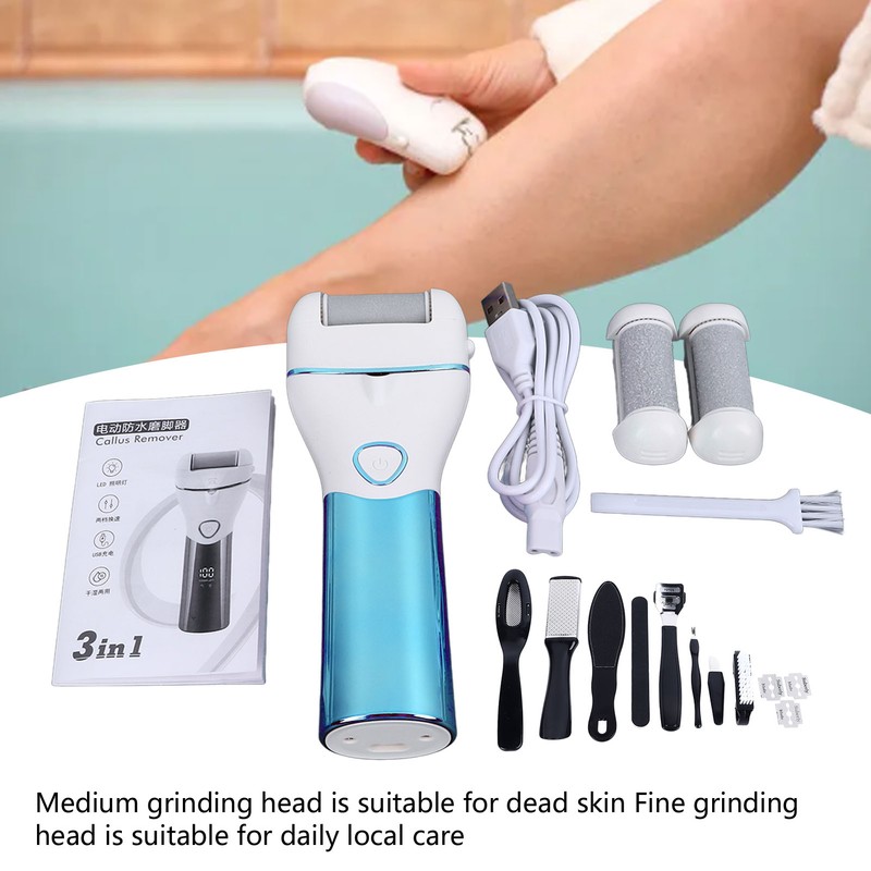 10pcs Electric Feet Callus Remover Set Automatic Grinding Foot File
