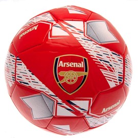 Prime Life Arsenal Football Team Size e 5 Nimbus Ball, Multi-Colour, M