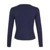Women's Blazer with Pockets (382) (A-11) - dark blue Plain,