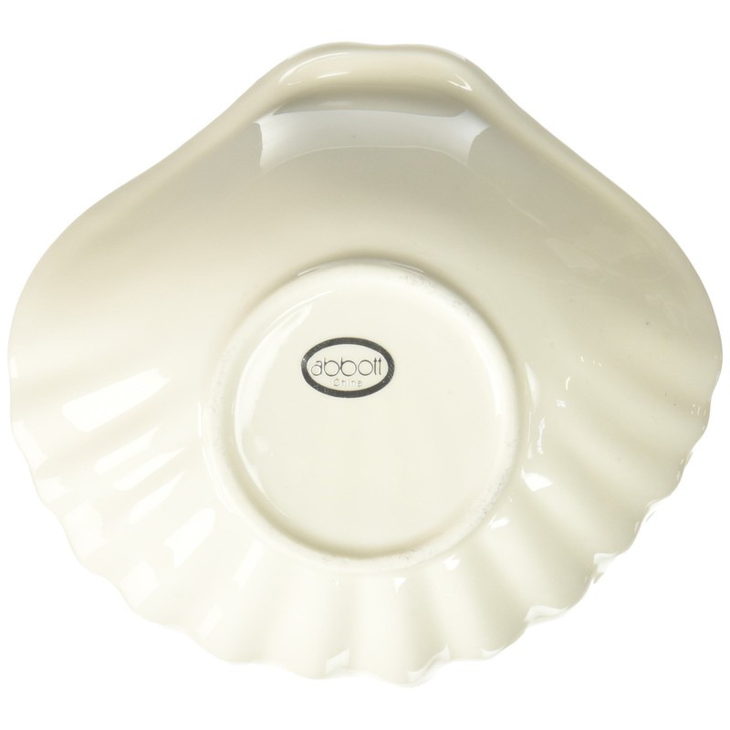 Abbott Collection Shell Soap Dish, White