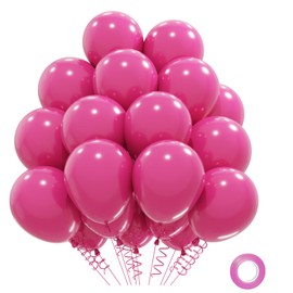 Balloons Pink Pack of 31 Balloons Hot Pink Birthday Balloons Pink Helium Balloons Christening Baby Shower Wedding Party Decoration Birthday Decoration Pink 12 Inches