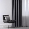 AmeliaHome Blackout Curtain 140 x 245 cm Anthracite Pack of