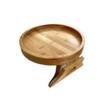 Esoes Bamboo Sofa Arm Tray Round Sofa Side Tables With