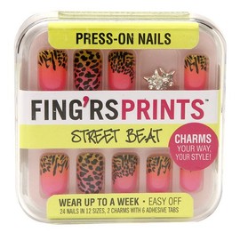 Fing'rs Prints Press-on Nails, Street Beat - Knotty Girl 1 set