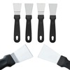 4 Pack Stainless Steel Scraper - Stove Oven Scrapper -