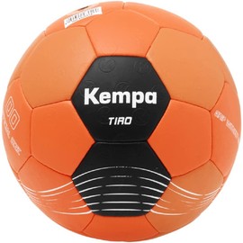 Kempa Tiro Children's Handball - Weight Reduced - Ball for Children Training Ball and Play Ball - Soft Foam Lamination, Fluo Orange/Black