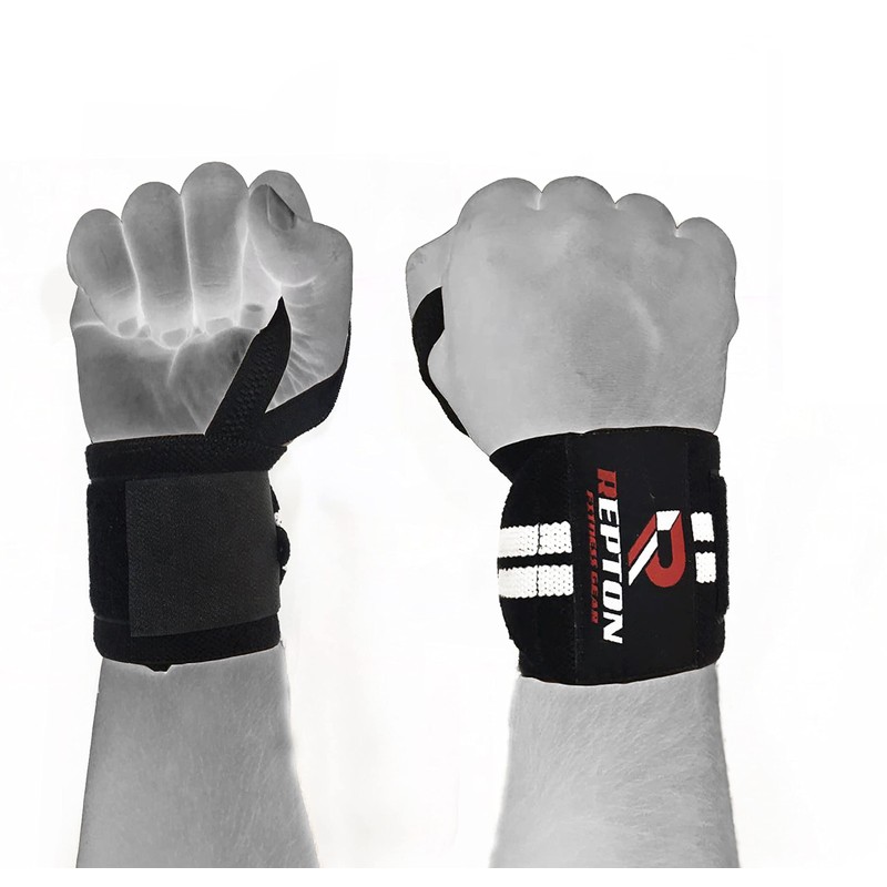 Weightlifting Wrist Wraps - Professional Grade with Thumb Loops -