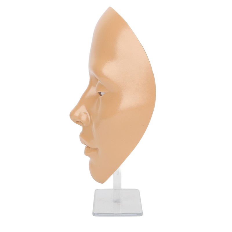 Makeup Practice Face Board 5D Silicone Mannequin Face for Eyes