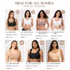 BRABIC Women Front Closure Post Surgery Compression Everyday Bras for