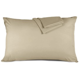 Hafaa Pillow Cases 2 Pack Brushed Microfiber Plain Red Pillow Cases with Envelop Closure – Wrinkle & Fade Resistant Pillow Cover, 50x75 cm