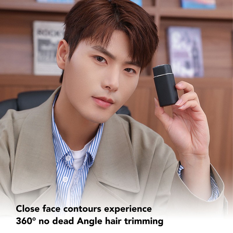 Electric Hair Clipper Intelligent Sensing Water Washable Double Layers Cutter