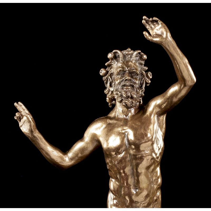 Faun Figure of Pompeii | Veronese Statue Sculpture Bronze Look