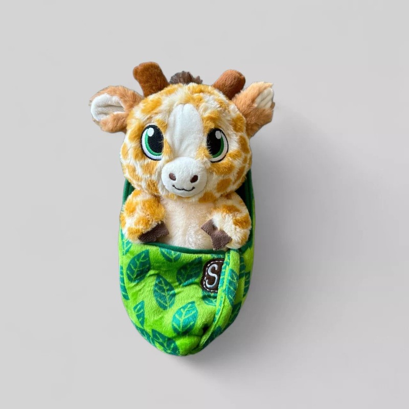 Fiesta Giraffe Swaddle Babies - Stuffed Animal Keepsake and Baby