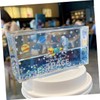 CORHAD 1pc Astronaut Quicksand Decor Unique Floating Ornament for Home