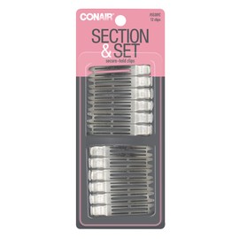 Conair Chrome Plated Hair Clips, 1.3 Ounce