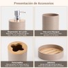 Accesorios para Baño juego 4 piezas, dispensador, soporte, vaso, jabonera