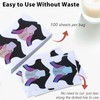 100pcs Nail Forms, Reusable Sticky Nail Extension Forms for Builder